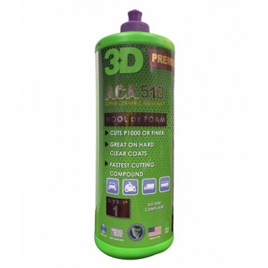 3D ACA 510 Rubbing Compound korekcijos pasta