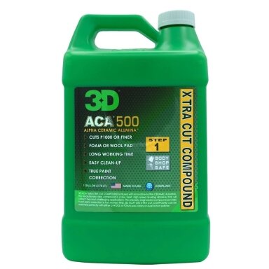 3D ACA X-tra Cut Compound 3.78L korekcijos pasta + DOVANA 3D ACA X-tra Cut Compound 3.78L korekcijos pasta + DOVANA