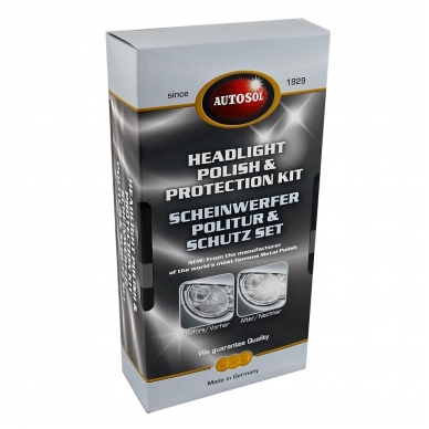 Autosol Headlight Polish & Protection žibintų atnaujinimo komplektas