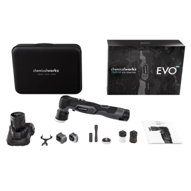 Chemicalworkz Evo Mini Akku Hybrid Orbital Polisher poliravimo mašinėlė Chemicalworkz Evo Mini Akku Hybrid Orbital Polisher poliravimo mašinėlė