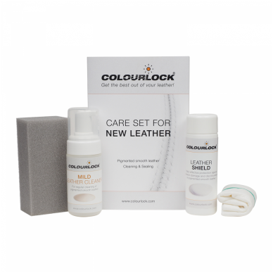 Colourlock Leather Mild Cleaning & Sealing Kit naujai odai