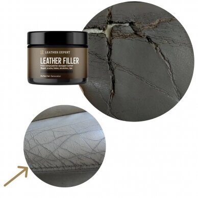Leather Expert Leather Filler Black lankstus odos glaistas 1