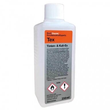 Koch Chemie Tex Tinten & Kuli-Ex rašalo dėmių valiklis Koch Chemie Tex Tinten & Kuli-Ex rašalo dėmių valiklis