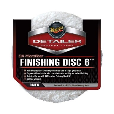 Meguiar's DA Microfibre Finishing Disc 6" mikropluošto padas Meguiar's DA Microfibre Finishing Disc 6" mikropluošto padas