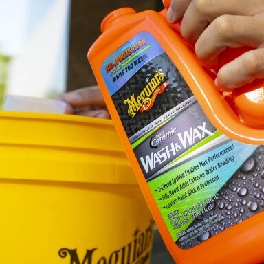 Meguiar's Hybrid Ceramic Wash & Wax šampūnas + DOVANA Meguiar's Hybrid Ceramic Wash & Wax šampūnas + DOVANA