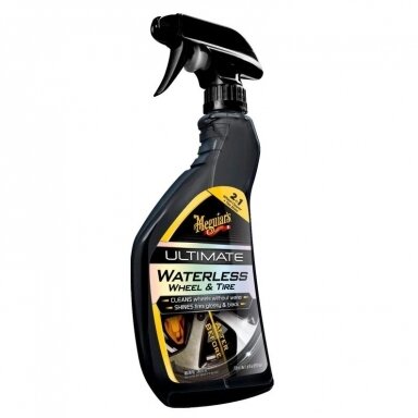 Meguiar's Ultimate Waterless Wheel & Tire ratų valiklis ir juodintojas Meguiar's Ultimate Waterless Wheel & Tire ratų valiklis ir juodintojas