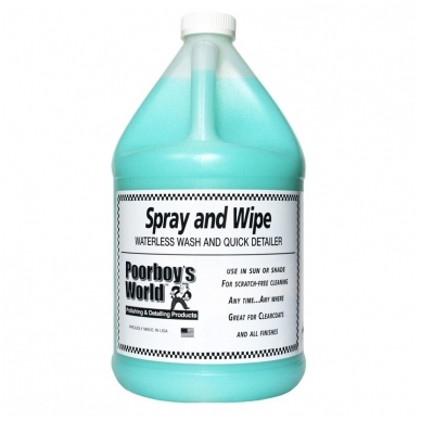 Poorboy's World Spray & Wipe Waterless Wash 3,8L 1