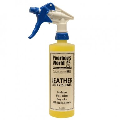 Poorboy's World Air Freshener Leather 473ml Oro gaiviklis