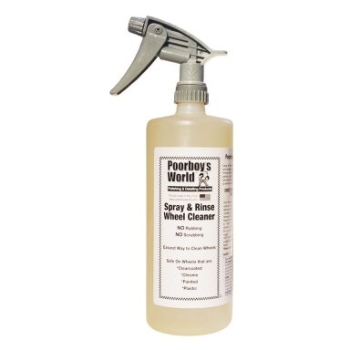 Poorboy's World Spray & Rinse Wheel Cleaner ratlankių valiklis
