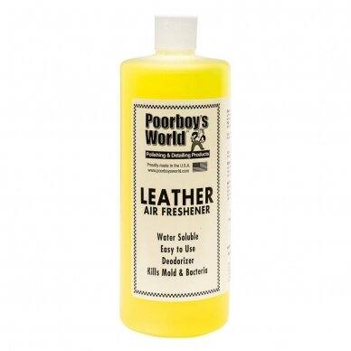 Poorboy's World Air Freshener Leather Oro gaiviklis