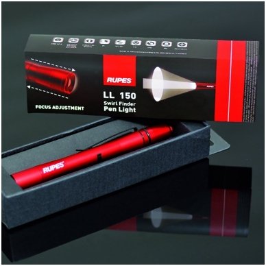 Rupes LL150 Swirl Finder Pen Light LED žibintuvėlis 2
