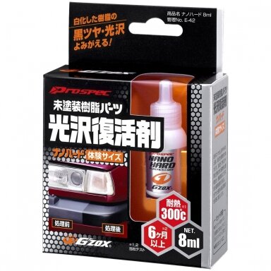 Soft99 Nano Hard Plastic Coating plastiko danga Soft99 Nano Hard Plastic Coating plastiko danga