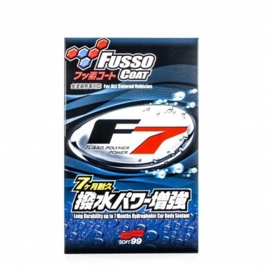 Soft99 Fusso Coat F7 All Colours skystas sintetinis vaškas 1
