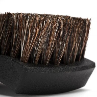 Wheel Woolies Leather Upholstery Horse Hair Brush odos šepetys